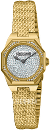 Roberto Cavalli by Franck Muller Franck Muller Zestaw diamentów/Stal w odcieniu złota Ø26 mm RV2L060M0021
