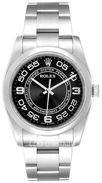 Rolex Oyster Perpetual Czarny/Stal Ø36 mm 116000/2