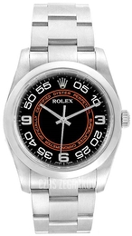 Rolex Oyster Perpetual Czarny/Stal Ø36 mm 116000/4