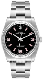 Rolex Oyster Perpetual Czarny/Stal Ø36 mm 116034/1