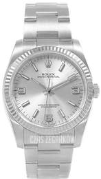 Rolex Oyster Perpetual Srebrny/Stal Ø36 mm 116034/2
