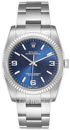 Rolex Perpetual Niebieski/Stal Ø36 mm 116034/6