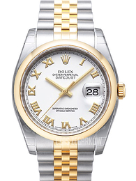 Rolex Datejust 36 Biały/Stal Ø36 mm 116203-0144