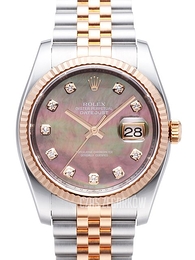 Rolex Datejust 36 Czarny/Stal Ø36 mm 116231-0061