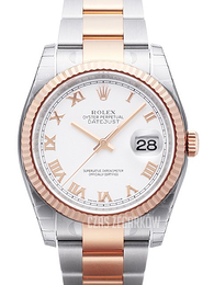 Rolex Datejust 36 Biały/Stal Ø36 mm 116231-0092