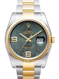 Rolex Datejust 36 Zielony/Stal Ø36 mm 116233-0183