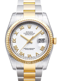 Rolex Datejust 36 Biały/Stal Ø36 mm 116233-0178