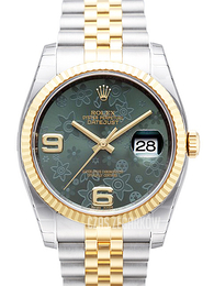 Rolex Datejust 36 Zielony/Stal Ø36 mm 116233-0214