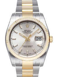 Rolex Datejust 36 Srebrny/Stal Ø36 mm 116233-0169