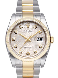 Rolex Datejust 36 Srebrny/Stal Ø36 mm 116233-0168