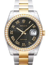 Rolex Datejust 36 Czarny/Stal Ø36 mm 116243-0050
