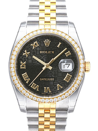 Rolex Datejust 36 Czarny/Stal Ø36 mm 116243-0014