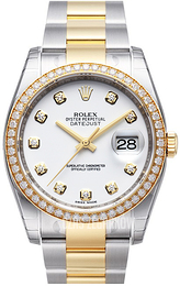 Rolex Datejust 36 Biały/Stal Ø36 mm 116243-0034