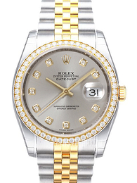 Rolex Datejust 36 Srebrny/Stal Ø36 mm 116243-0023