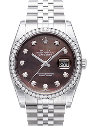 Rolex Datejust 36 Czarny/Stal Ø36 mm 116244-0012