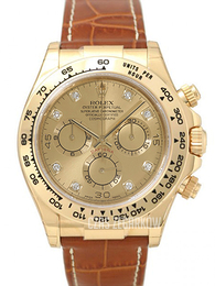 Rolex Daytona Żółte złoto/Skóra Ø40 mm 116518/22