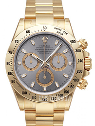 Rolex Daytona Szary/18 karatowe żółte złoto Ø40 mm 116528/32