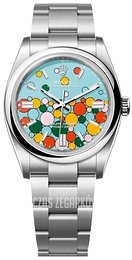 Rolex Oyster Perpetual 36 Turkusowy/Stal Ø36 mm 126000-0009