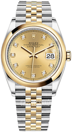 Rolex Datejust 36 Żółte złoto/18 karatowe żółte złoto Ø36 mm 126203-0017