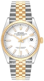 Rolex Datejust 36 Biały/Stal Ø36 mm 126233-0019