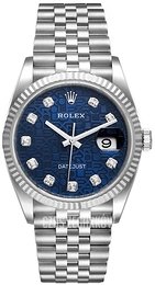 Rolex Datejust 36 Niebieski/Stal Ø36 mm 126234-0011