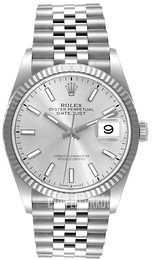 Rolex Datejust 36 Srebrny/Stal Ø36 mm 126234-0013