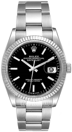 Rolex Datejust 36 Czarny/Stal Ø36 mm 126234-0016