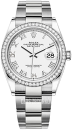 Rolex Datejust 36 Biały/Stal Ø36 mm 126284RBR-0018