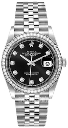 Rolex Datejust 36 Czarny/Stal Ø36 mm 126284RBR-0019