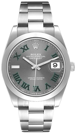 Rolex Datejust 41 Wimbledon Szary/Stal Ø41 mm 126300-0013