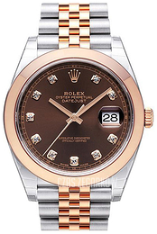 Rolex Datejust 41 Brązowy/18 karatowe różowe złoto Ø41 mm 126301-0004