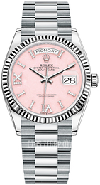 Rolex Day-Date 36 Różowy/Platyna Ø36 mm 128236-0006