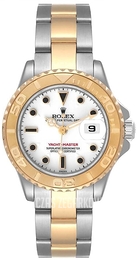 Rolex Yacht-Master Biały/18 karatowe żółte złoto Ø29 mm 169623/2