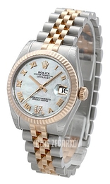 Rolex Datejust 31 Biały/Stal Ø31 mm 178271-0073