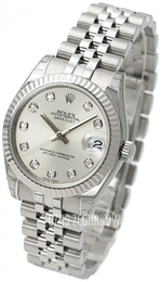 Rolex Datejust Midsize Srebrny/Stal Ø31 mm 178274-0018