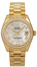 Rolex Datejust 31 Biały/18 karatowe żółte złoto Ø31 mm 178288-0025
