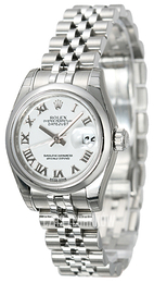 Rolex Perpetual 26 Biały/Stal Ø26 mm 179160/23