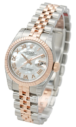 Rolex Lady-Datejust 26 Biały/Stal Ø26 mm 179171-34