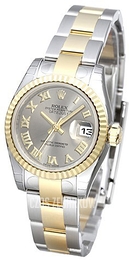 Rolex Lady-Datejust 26 Szary/Stal Ø26 mm 179173-49