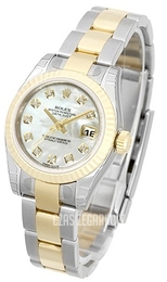 Rolex Lady-Datejust 26 Biały/Stal Ø26 mm 179173-50