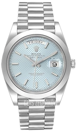 Rolex Day-Date 40 Niebieski/Platyna Ø40 mm 228206-0004