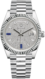 Rolex Day-Date 40 Srebrny/Platyna Ø40 mm 228236-0009