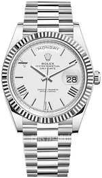 Rolex Day-Date 40 Srebrny/Platyna Ø40 mm 228236-0010
