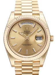 Rolex Day-Date 40 Szampański/18 karatowe żółte złoto Ø40 mm 228238-0003