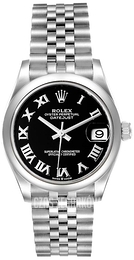 Rolex Datejust 31 Czarny/Stal Ø31 mm 278240-0002