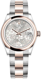 Rolex Datejust 31 Srebrny/18 karatowe różowe złoto Ø31 mm 278241-0031