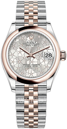 Rolex Datejust 31 Srebrny/18 karatowe różowe złoto Ø31 mm 278241-0032