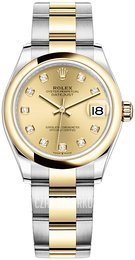 Rolex Datejust 31 Żółte złoto/18 karatowe żółte złoto Ø31 mm 278243-0025