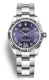Rolex Datejust 31 Purpurowy/Stal Ø31 mm 278274-0025