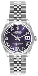 Rolex Datejust 31 Purpurowy/Stal Ø31 mm 278274-0026